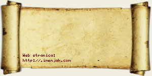 Andjelina Aćimović vizit kartica